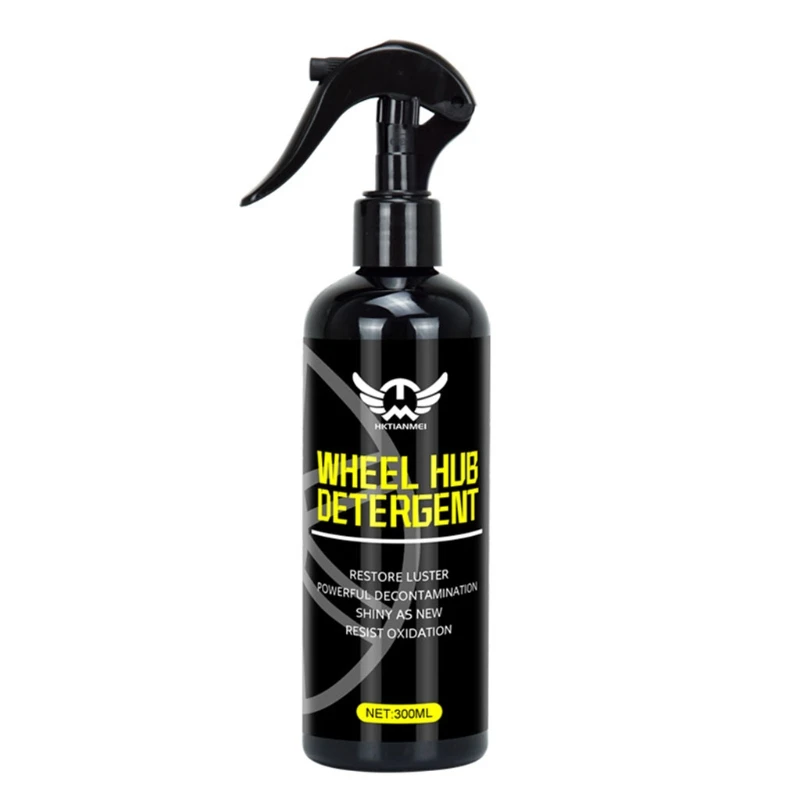 300ml Iron Rust Cleaning Fluid Convenient Car Wheel Hub Rust Removal Spray Car Detailing Cleaning Spray D7YA