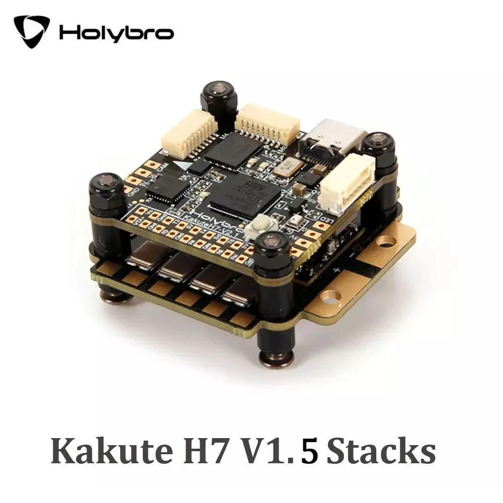 Holybro Kakute IN H7 V1.5 Стеки контроллера полета H7 Icm-42688-p Tekko32 F4 50a/Matel 65a 4in1 Esc для дронов с видом от первого лица thumbnail 4