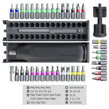 

Multifunction screwdriver set 43 in 1 S2 Philips slotted Precision Screw driver bit Mobile notebook maintenance tool hand tools