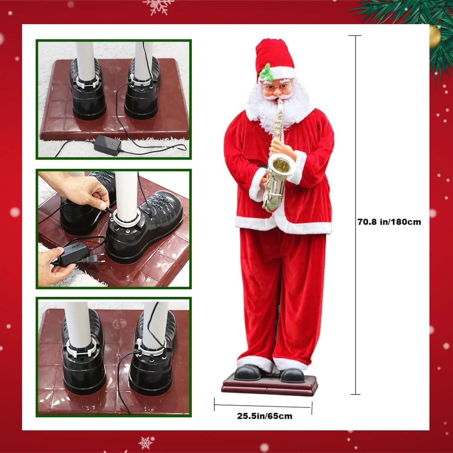 BANDAI LIVE! Owner's Club Christmas Ⅰ JINGLE BELL ROCK SANTA 1ST EDITION IN BOX CLEAN TESTED
