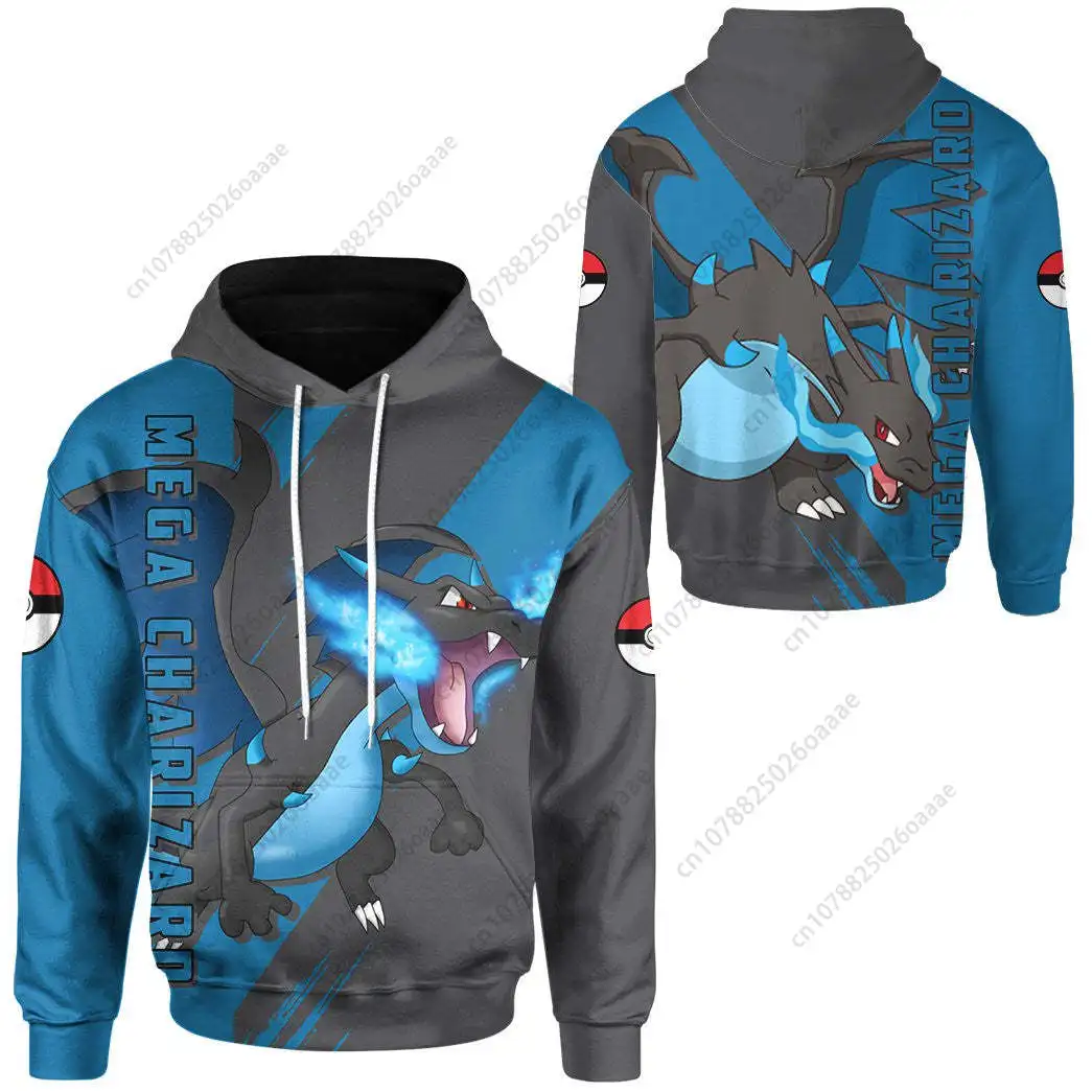 

Pokemon Mewtwo Mega Charizard 3d Print Hoodie Men Women Casual Sweatshirt Zipper Hoodie Fashion Streetwear Kids Pullover Hoodie