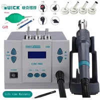 Original 1000W220/110V QUICK 861DW heat gun lead free hot air soldering station microcomputer temperature Rework Station+7nozzle 1