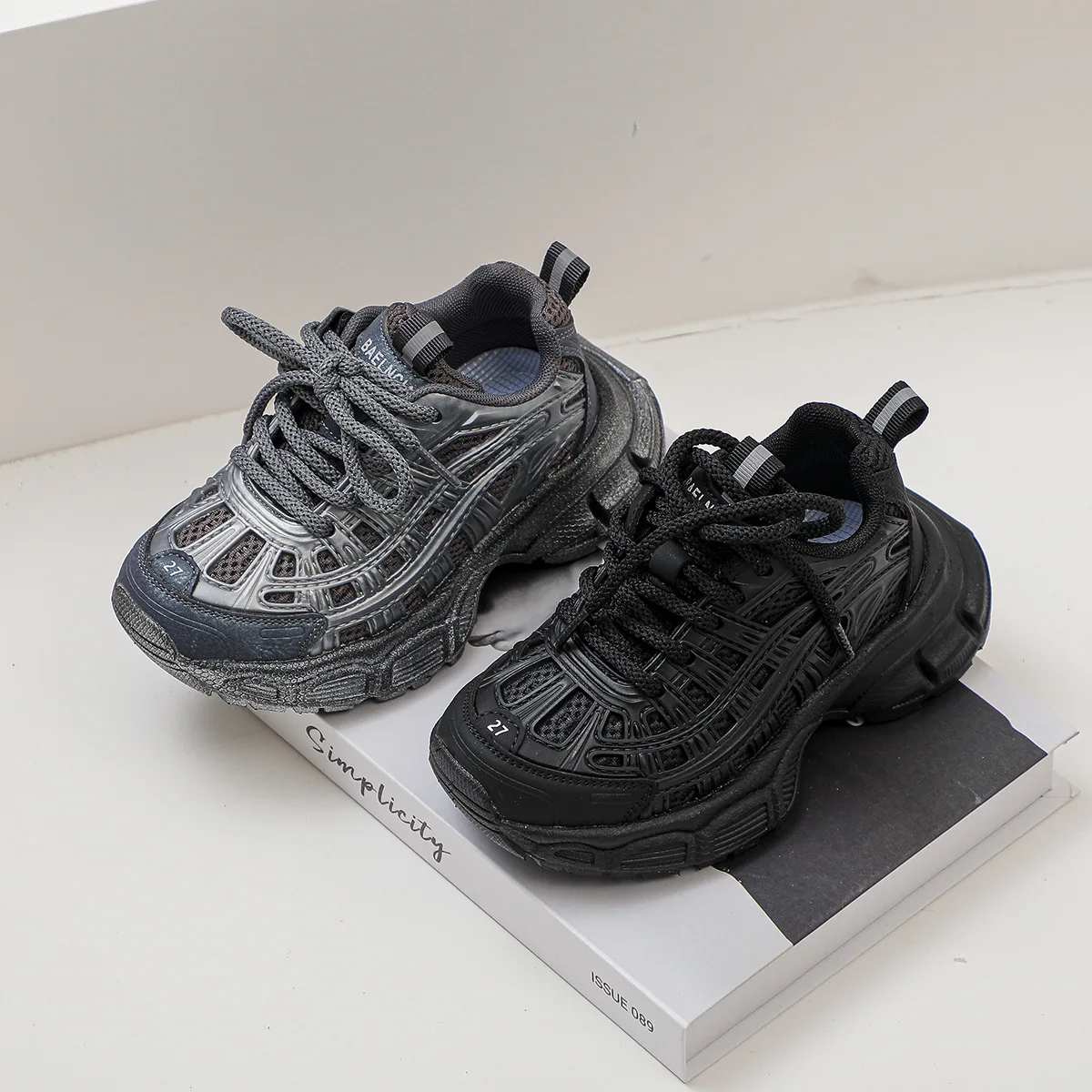 

Autumn Kids Sport Sneakers Children Black Brand Shoes Baby Girls Fashion Casual Sneakers Boys Chunky Sneakers Trainers New 2024