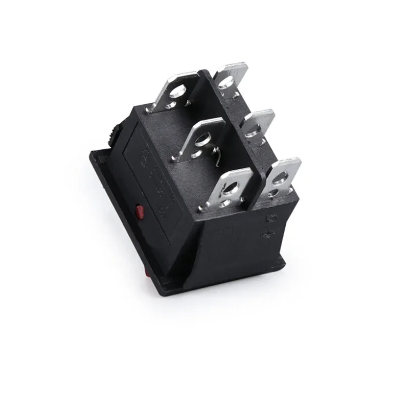 KCD4 Rocker Switch On Off 6 Pin With Led 4 16A 250V 220V T85 20A Small 6Pin 4Pin Light For 2 Position 220 230V Lamp 10A Rocket — view 6