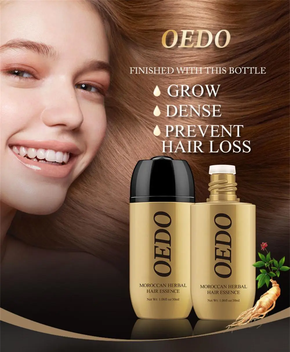 Description Picture 2 of itemMoroccan Ginseng Hair Growth Oil Quick Repair Hair Root Prevention Hair Loss Product Repair Curly Scalp Care