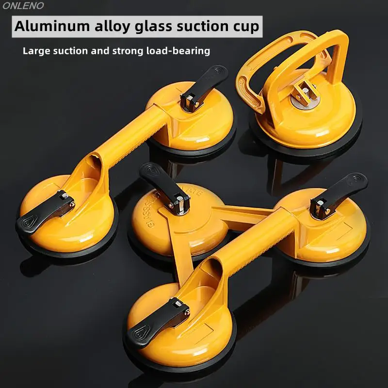 Repairing Moving Tool Suction Cup Lifter 3 Claws Aluminum Alloy Rubber Ceramic Tile Glass Suction Tool Strong Glass Suction Cup 