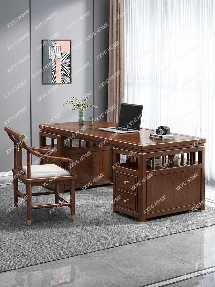 Desk Home Desk Walnut Table Light Luxury Calligraphy and Painting Table Study Calligraphy Table Desk yidege ink brush four treasures of study calligraphy and traditional chinese painting ink gift box