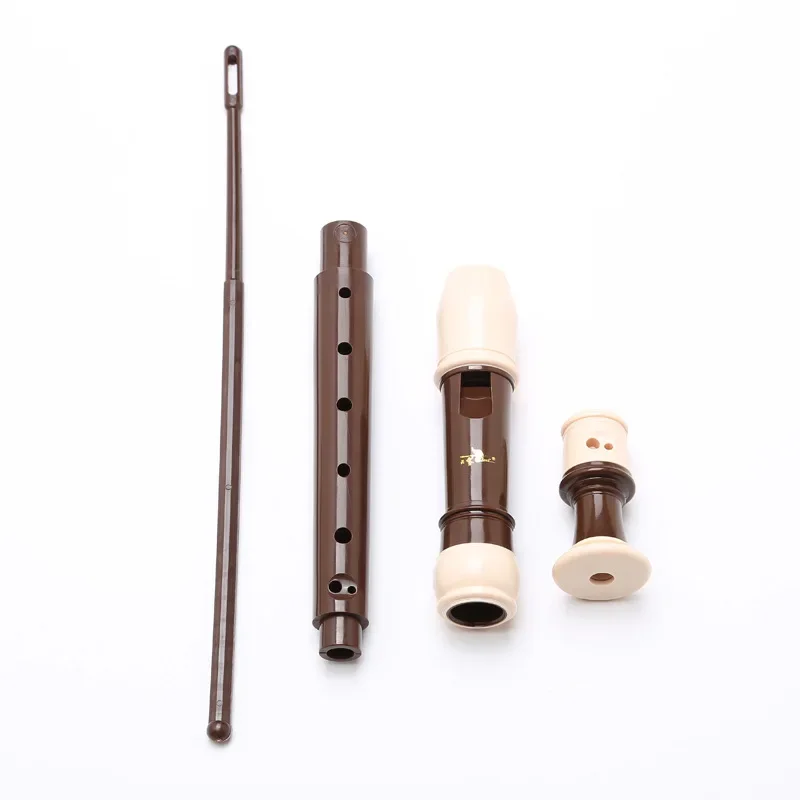 Recorder Baroque Treble Clarinet Eight-Hole Removable ABS Flute Adult Playing Woodwind Musical Instrument Beginner Practice