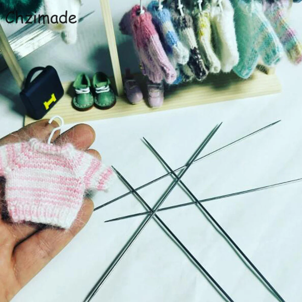 Chzimade 24Pcs 1/1.25/1.5mm 스테인레스 스틸 긴 구슬 바느질 바늘 비즈 자수 패치 워크 Diy 봉제 공예