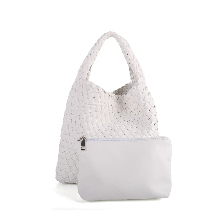 バッグ setmefree ZR DIARY Trendy Women Woven Bags PU Cross Weave Various