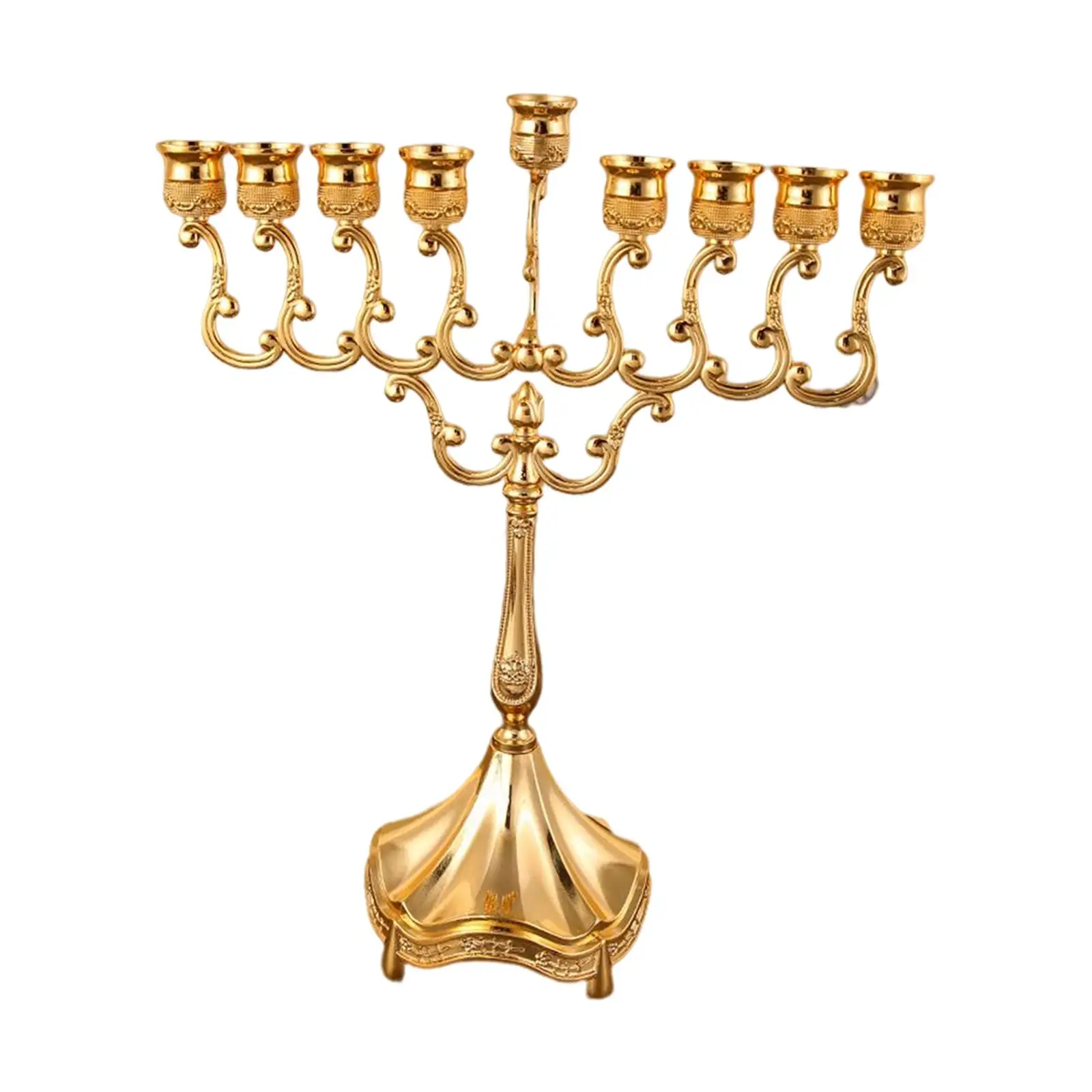 Lusso Breve Portacandele Placcatura In Metallo Base Di Candele Aromaterapia Luce Notturna Cena A Lume Di Candela Decorazione Natalizia Artigianato Ornamento In Vendita