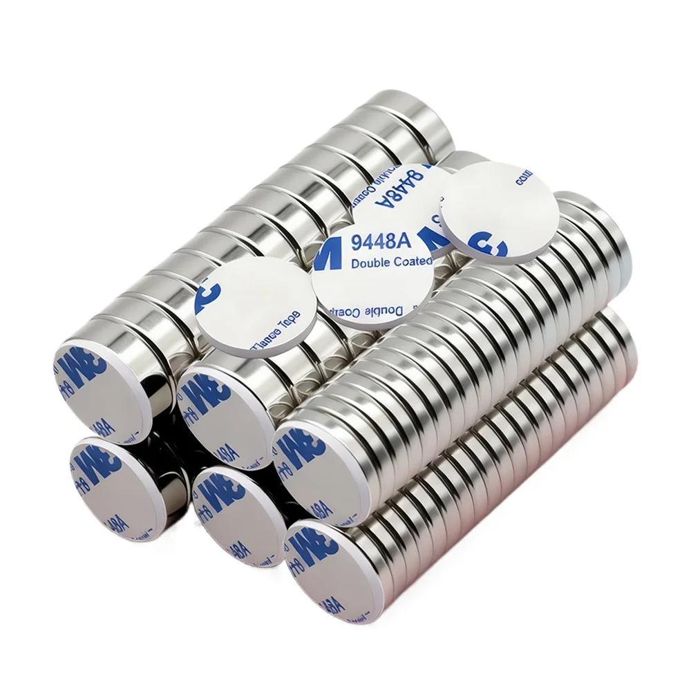 네오디뮴 자석, 양면 강력 접착식 원형 자석, 냉장고, 공예품, 화이트보드, 주방, 홈 오피스용