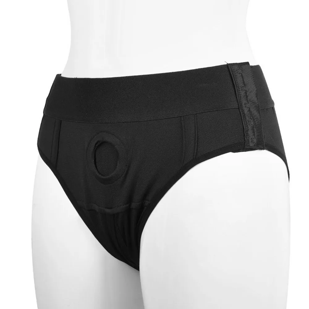 

Sexy Women Men Les Adjustable Briefs Underwear Lesbian Strap On JJ Pants Female Men's Erotic Lingerie Ropa Interior Hombre