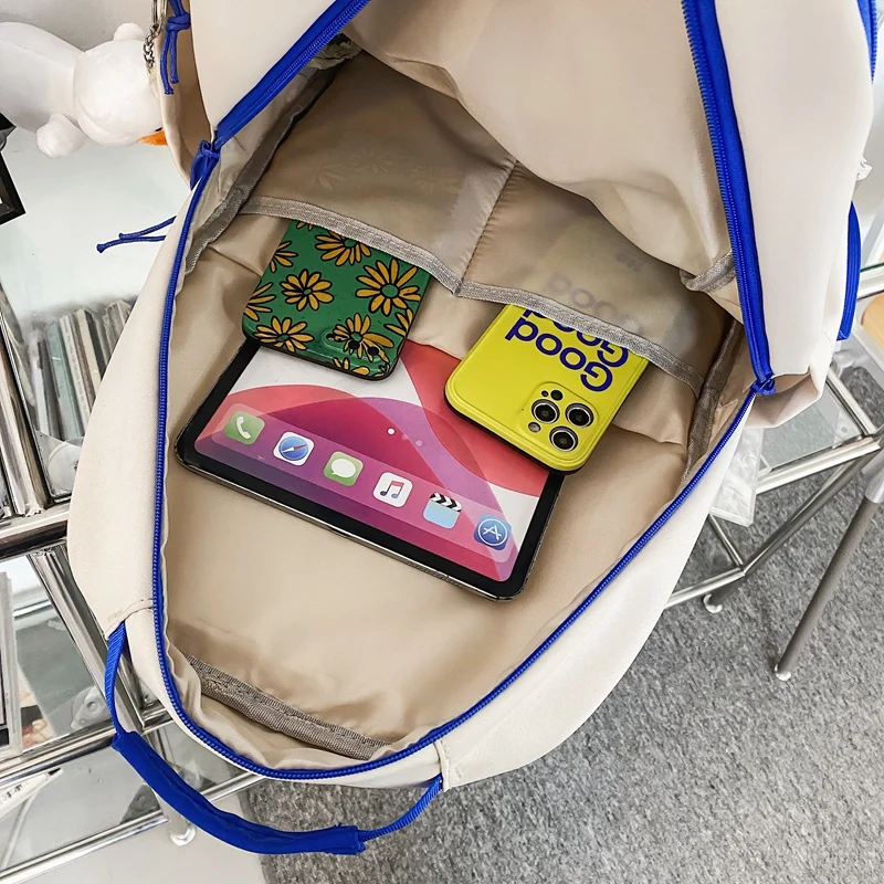 Fashion Women Nylon Laptop Book Bag Cute Female College Backpack Cool Lady Student Backpack Trendy Girl Travel Kawaii School Bag