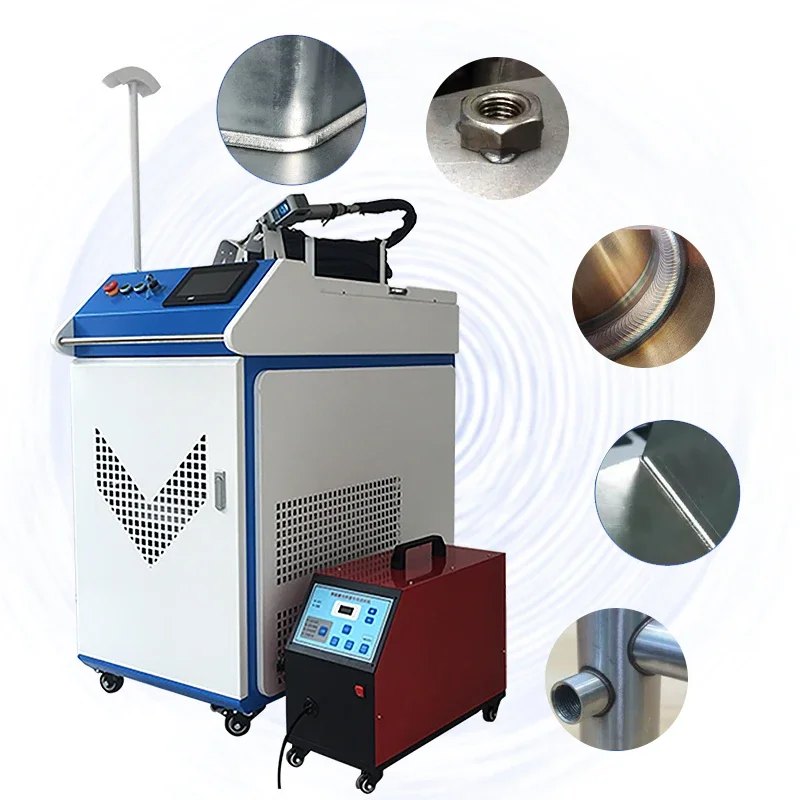 2KW 1.5KW 1KW Laser Welding Machine Handheld 3In1 Cutting Cleaning Welder for Stainless Steel Gold Silver Oxides Cutter Descale 3