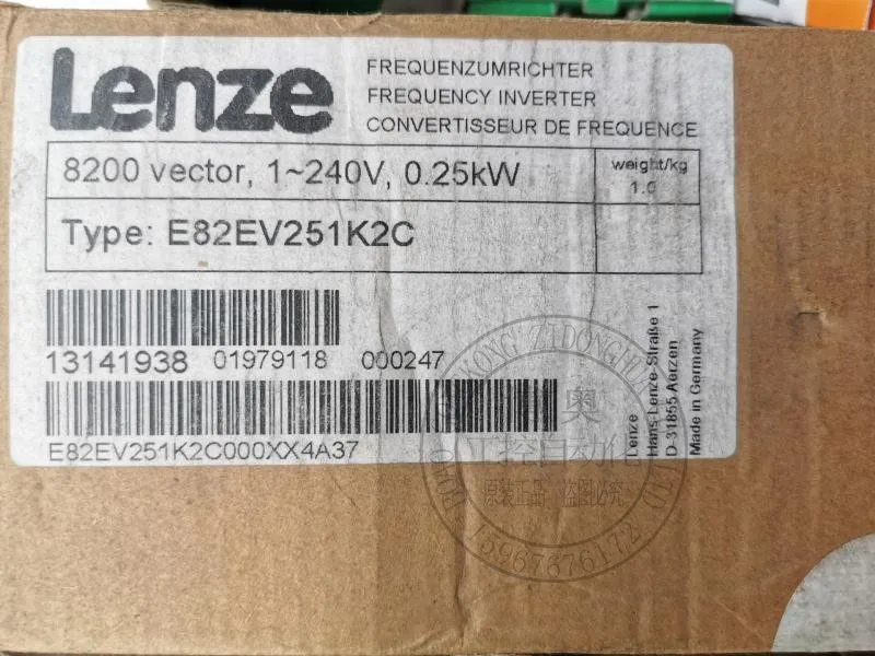 

Original Lenze Frequency Converter E82EV251-2C Lenze E82EV251K2C E82EV152K4C200 Inquiry