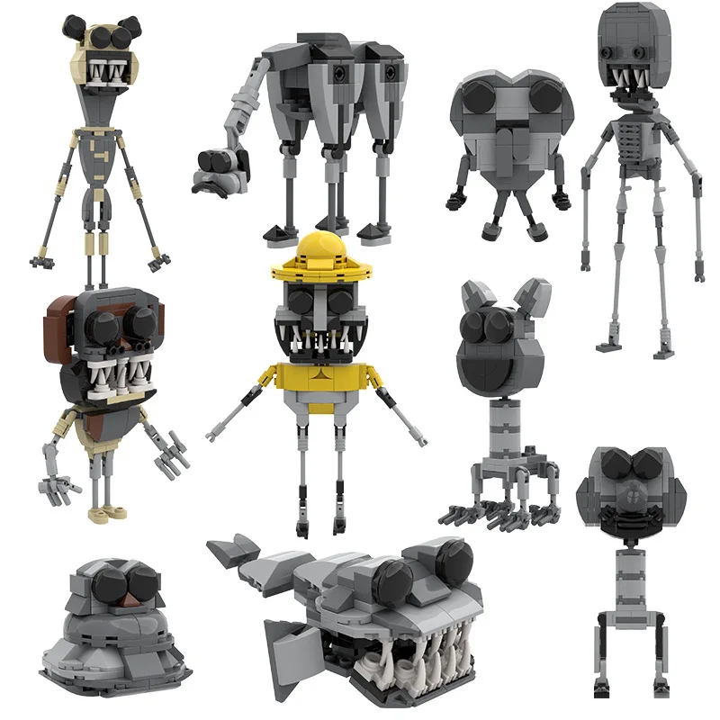 Hot Zoonomaly Building Blocks Set Zoonomaly Monster Brick Zoonomaly Anime Cat Elephant Koala Monkey Block Sets Toy KidsGift
