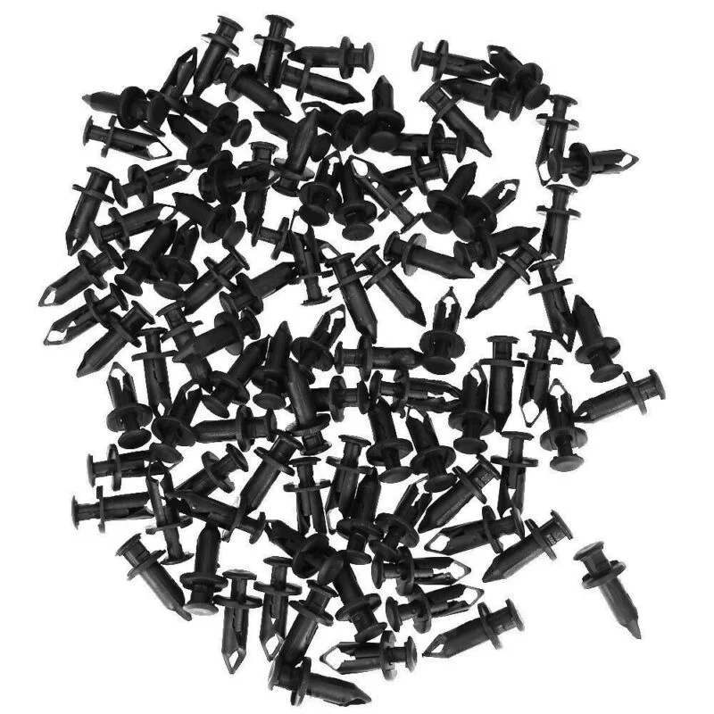 200PCS 20mm Fender Clip Body Rivet ATV Parts Suitable For Polaris Rangers Rzr 7661855 Automobile Clips
