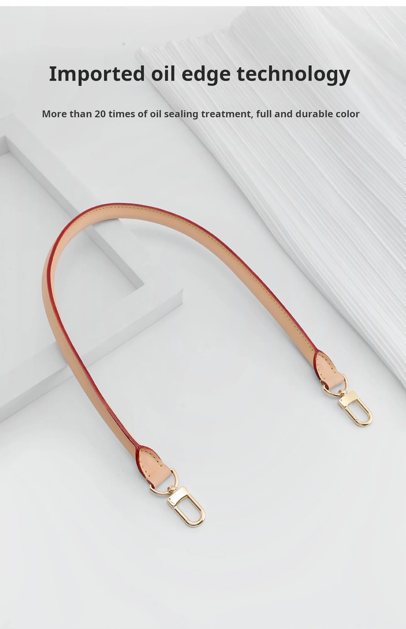 100 % echtes Vachetta-Leder-Taschengurt für LV Speedy 20 25 30 Schultergurte Lange Taschen Gürtel Ersatztasche Zubehör – Detail 6