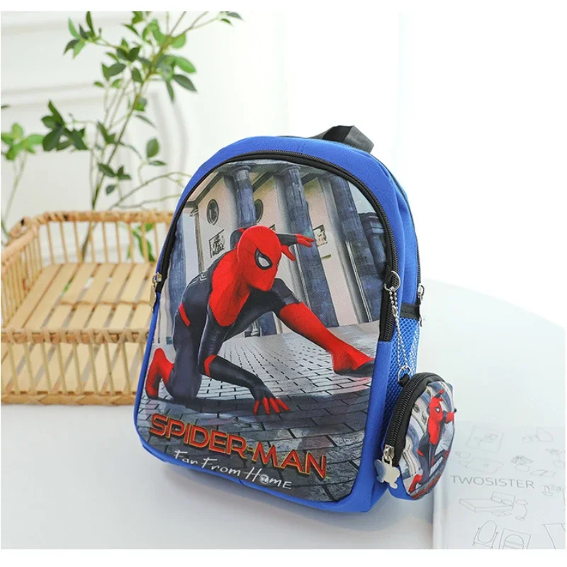 MINISO Disney Spider Man 2025 Fashion School Book Bag Cute Personalized Super Heroes Cartoon Print Backpack for Boys Best Gift 6