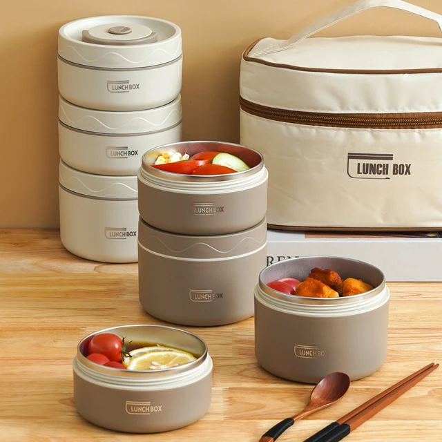 304 Stainless Steel Portable Multi-layer Lunch Box: Keep Food Warm