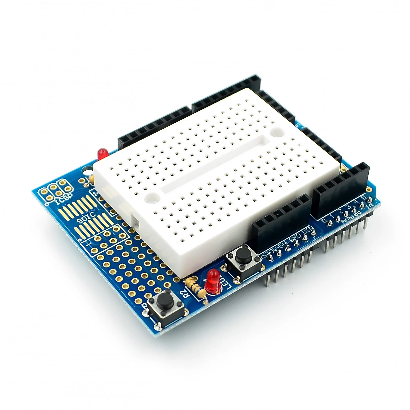 Uno Proto Shield Prototype Expansion Board With Syb-170 Mini Breadboard ...