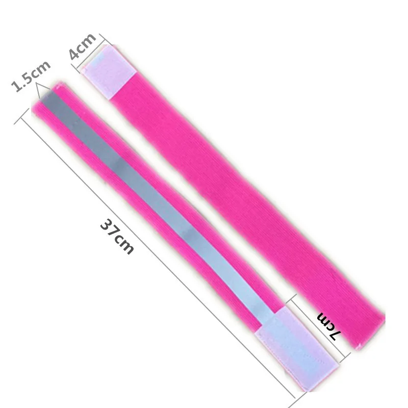 반사 스포츠 손목 밴드 탄성 손목 밴드, 야외 스포츠 안전 반사 손목 밴드, 야간 달리기 사이클링 손목 밴드, 신제품