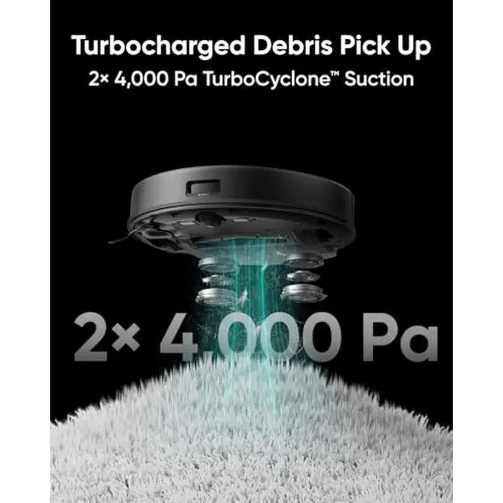 X8 Pro Robot Vacuum Self-Empty Station Twin-Turbine 4,000 Pa Suction Hands-Free Cleaning iPath Laser Pet Hair Deep Clean AI Map 2