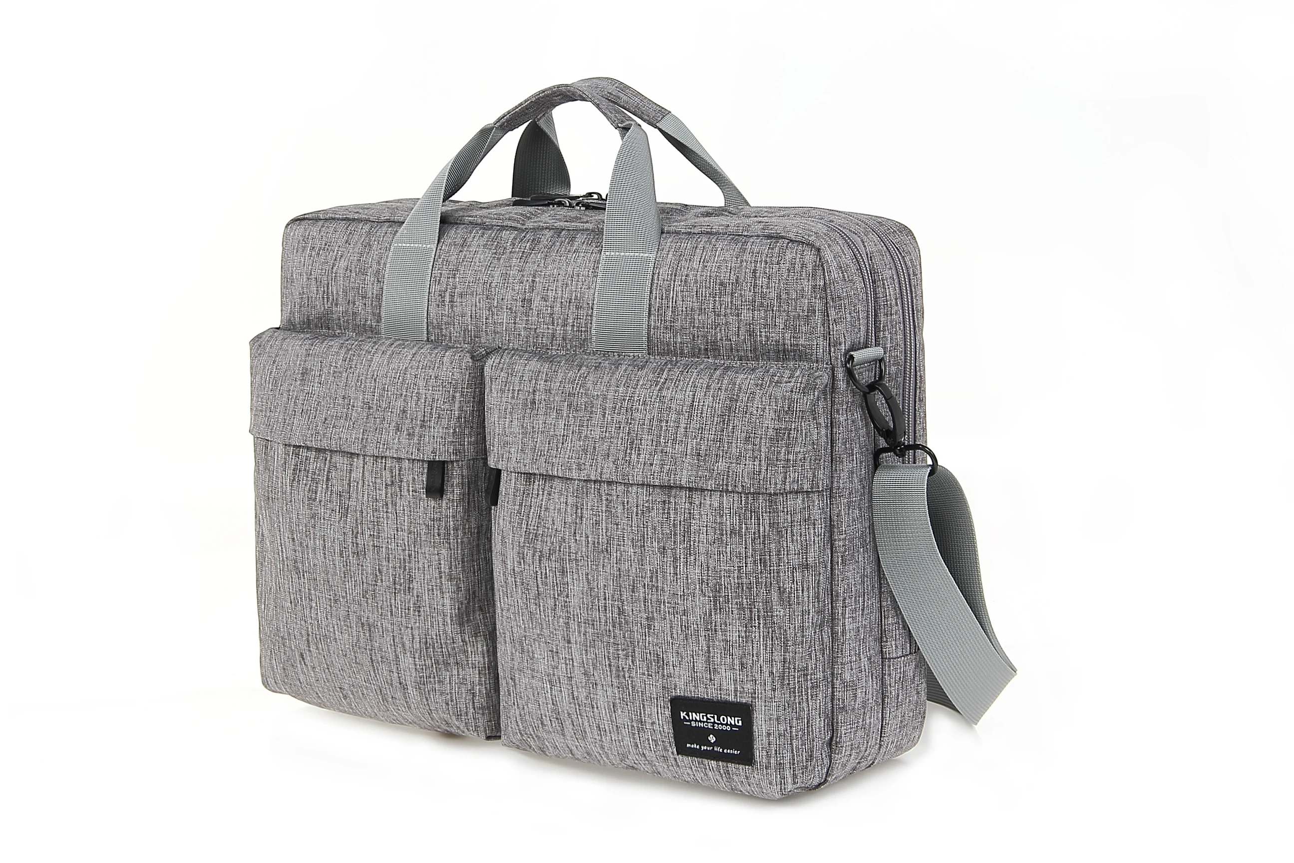 

KINGSLONG Man Office Handbag Laptop Bag Male Tote Water-resistant Light Handbag Large Capacity Computer Bag