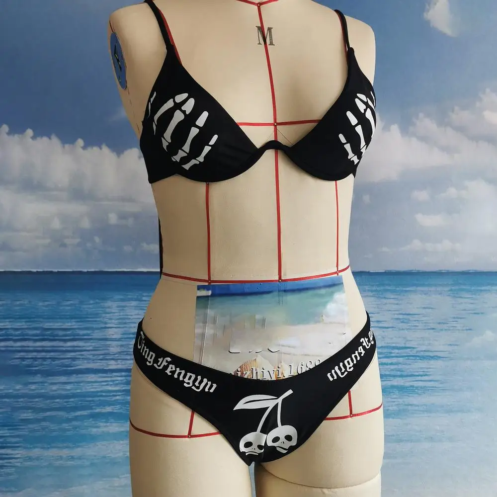 Women's Gothic bikini set - packaging