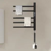 ราวแขวนผ้าเช็ดตัวไฟฟ้าอัจฉริยะในห้องน้ำ พร้อมตัวตั้งเวลา หมุนได้ ควบคุมอุณหภูมิด้วยระบบสัมผัส ติดผนัง ปรับอุณหภูมิได้ 5