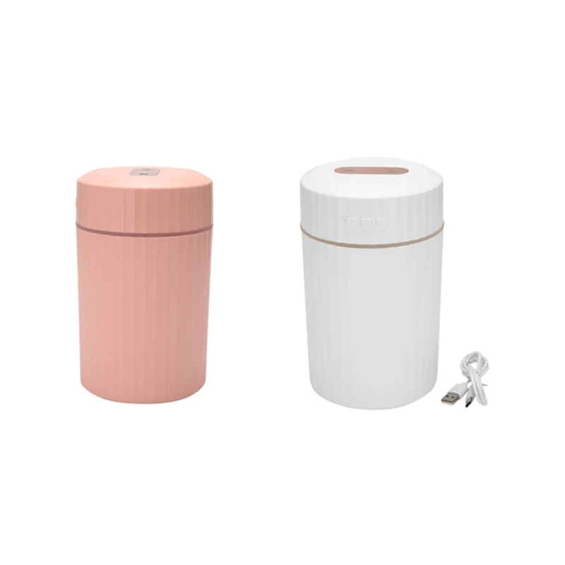 

2L USB Large Capacity Humidifier Double Spray Household Mute Aromatherapy Bedroom Desktop Gift