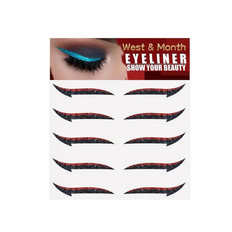 Eyeliner Stencil Tool Eye Makeup Tools 5pairs Double Eyelid Line Stickers