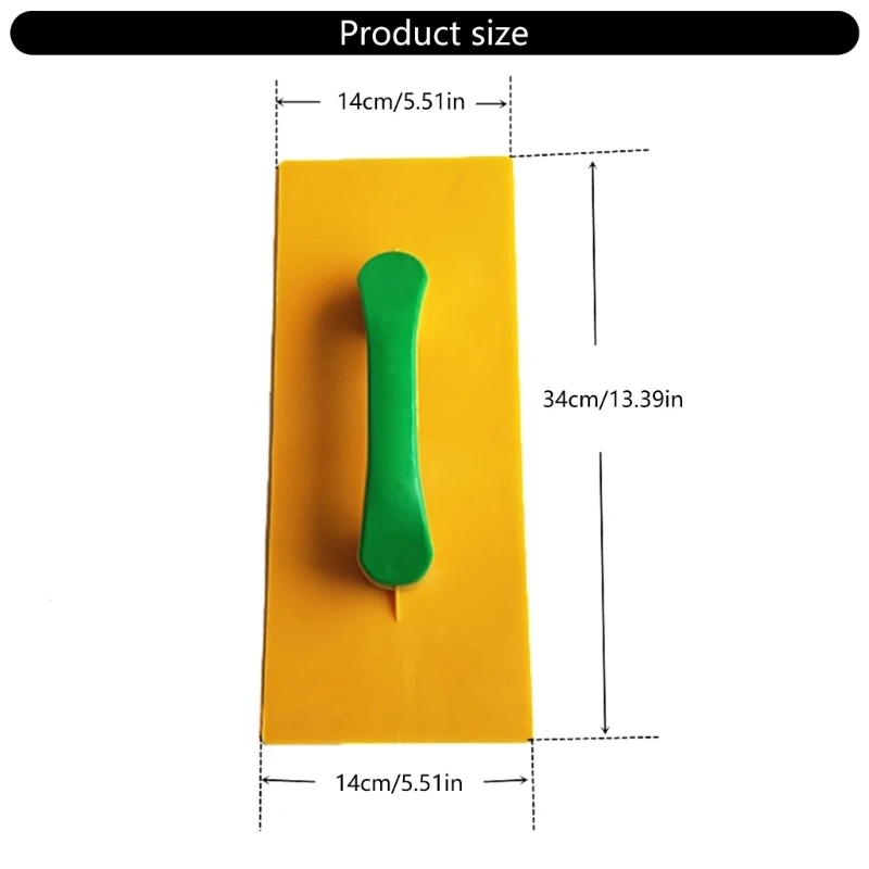 Plastic Plaster Trowel Wall Plaster Trowel Portable Workers Flooring Thickened 4
