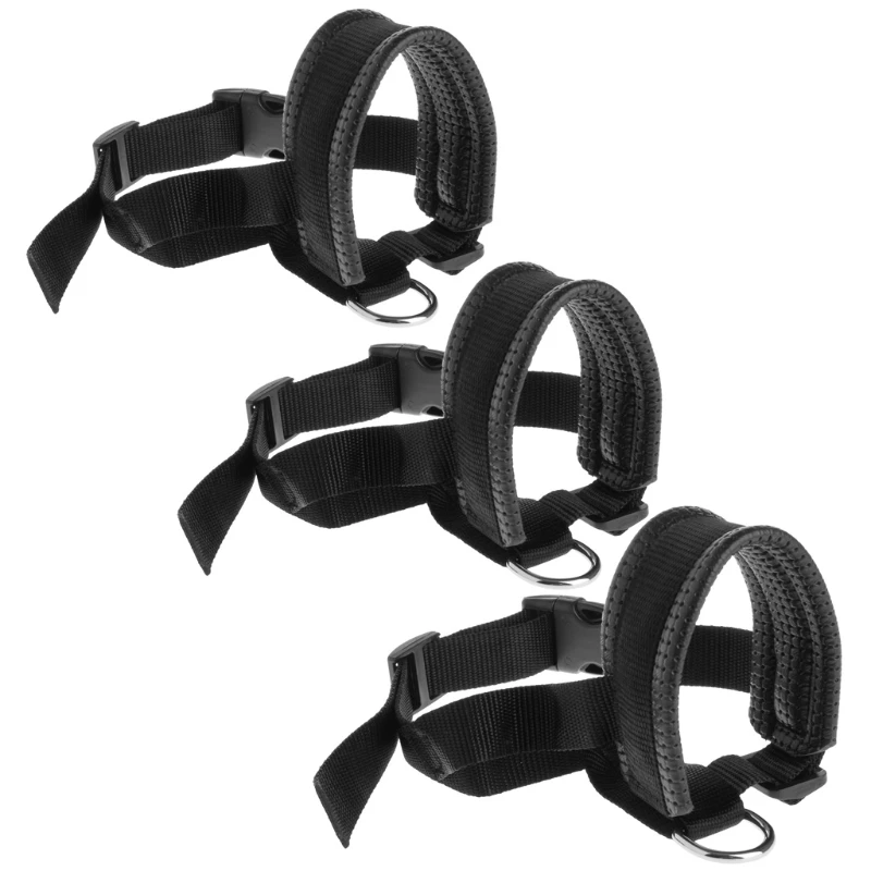 E56C Padded Dog Muzzle Pet Head Halter Collar for Large Dogs Nylon Loop Anti-Biting Pulling Head Leash XX