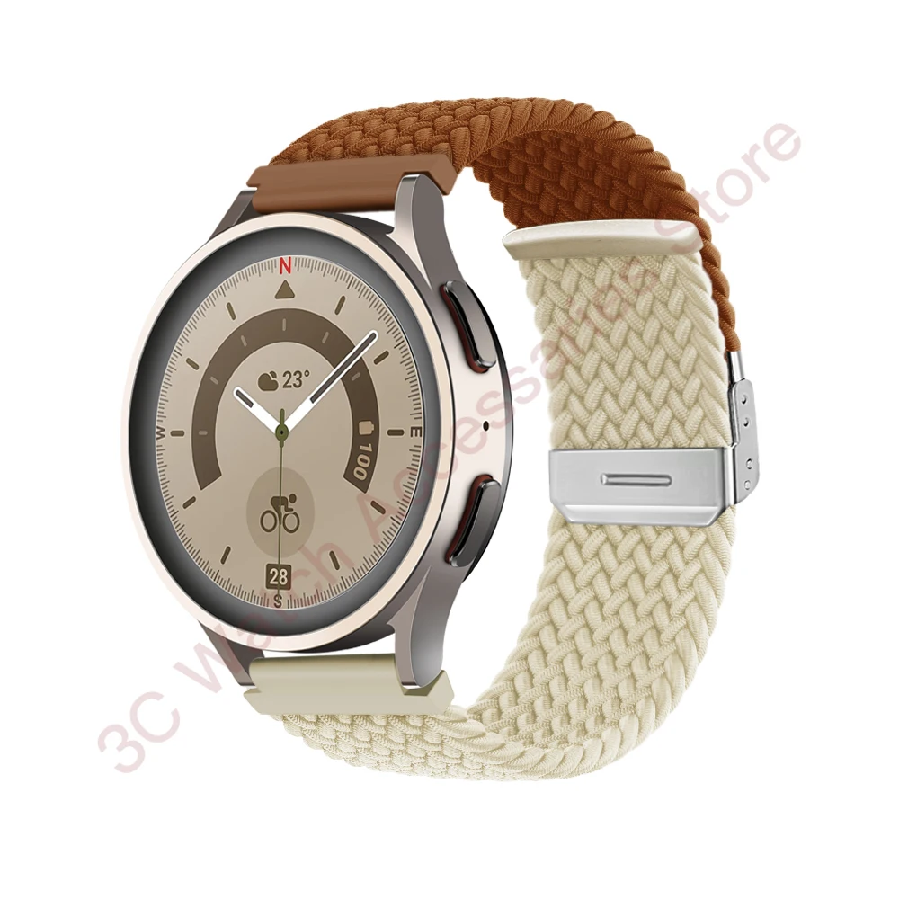 Braided Solo Loop Bracelet Strap - Universal Fit for Smartwatches (18mm, 20mm, 22mm)