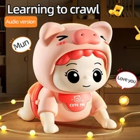 Jouets pour bébé, guide d'apprentissage pour ramper, formation à la tête, puzzle, éducation précoce, son et lumière pour bébé rampant 1
