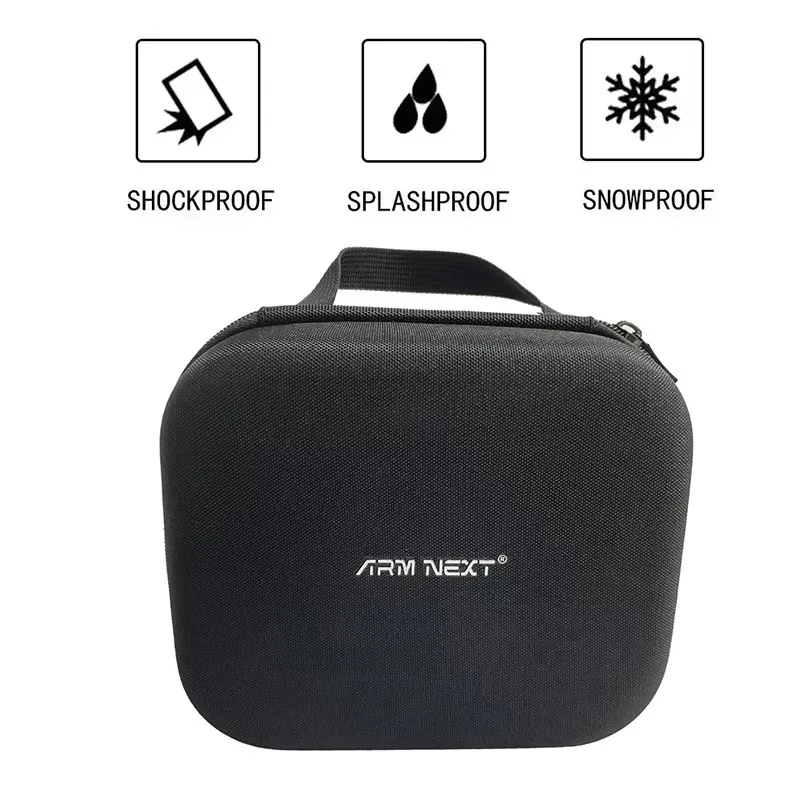 Tactical Headset Case Anti-fall EVA Material Holds Headphones and Glasses Separately