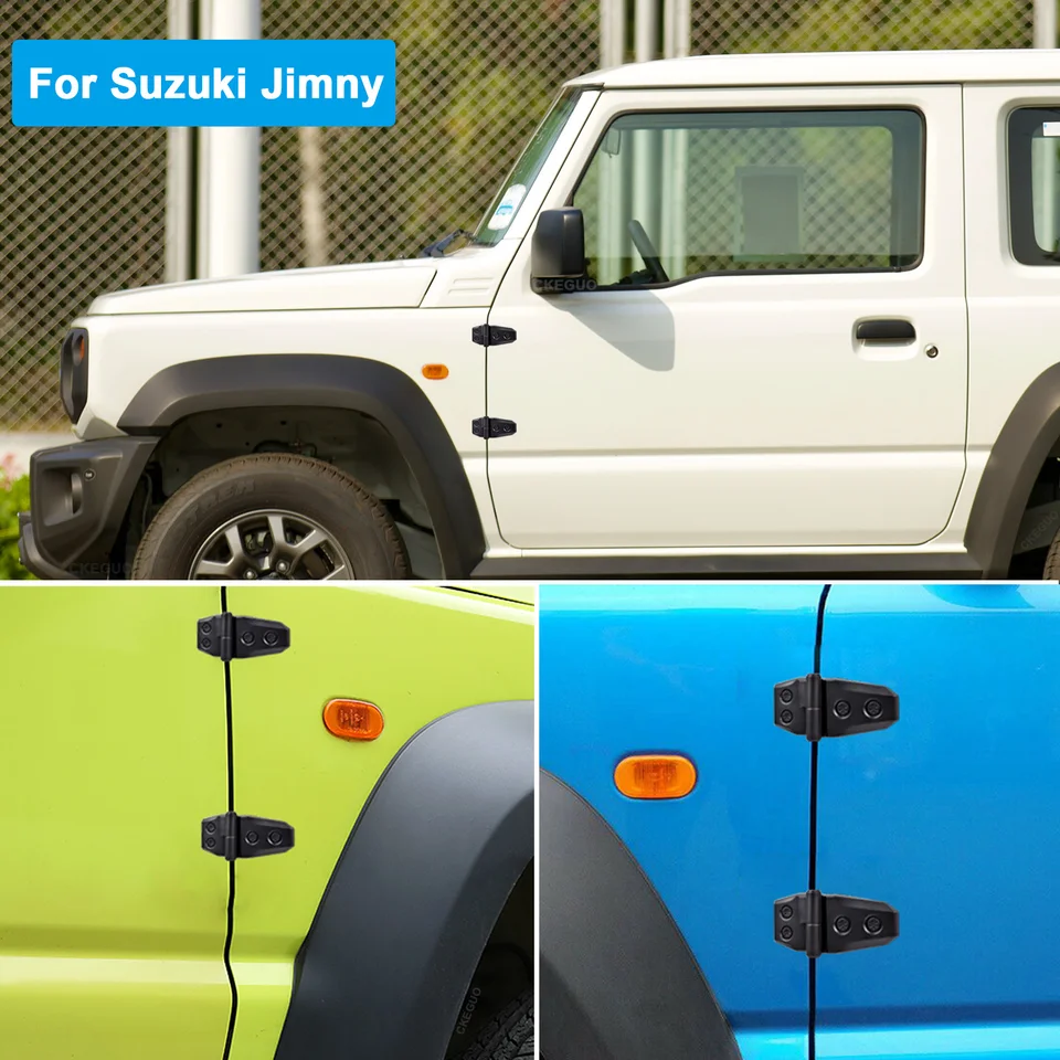 Set Coprispecchietti In ABS Per Suzuki Jimny JB64/JB74 2018-2025 – Decorazione Esterna In Nero Con Finitura Carbonio, Antigraffio E Facile Installazione