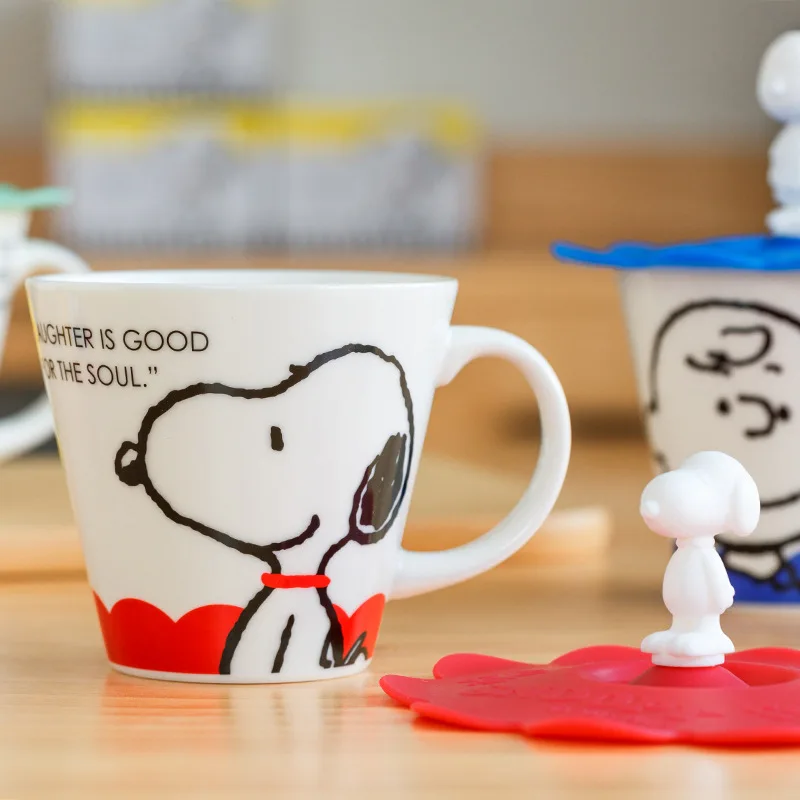 Peanuts Snoopy Travel Coffee Cup with Silicone Sleeve