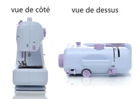 Buy Inne Portable Sewing Machine Mini Electric Household Crafting Mending Overlock 12 Stitches with Presser Foot Pedal Beginners Online - Image 7