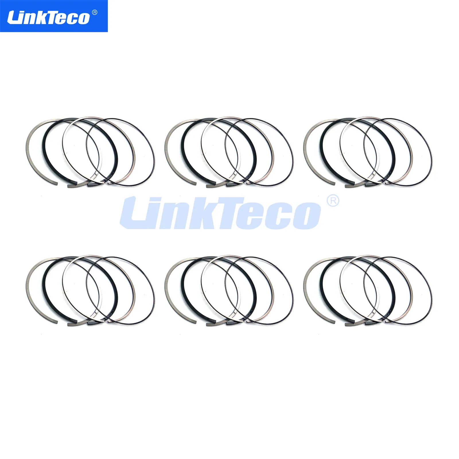 6X Piston Ring Set For BMW 3 4 5 6 7 X3X4 X5 X6 3 0TDS 24V N57D30A 6x-piston-ring-set-for-bmw-3-4-5-6-7-x3x4-x5-x6-3-0tds-24v-n57d30a