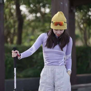 Set di lana autunno e inverno da donna all'aperto Set di pantaloni a compressione calda in lana funzionale termica per alpinismo da sci 1