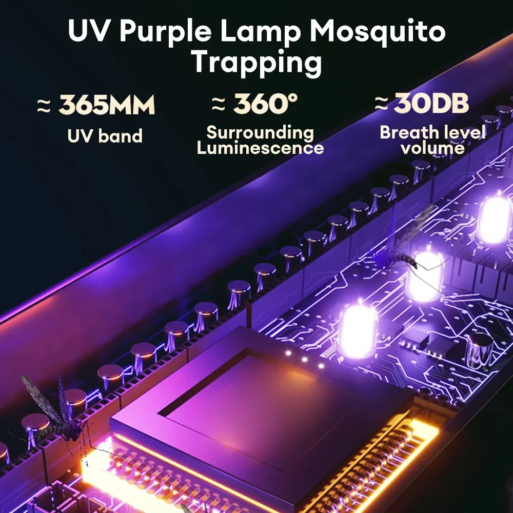 USB Mosquito Killer 3000V Electric Racket Foldable Insect Zapper Fly Swatter Rechargeable Bug Repellent Lamp Outdoor