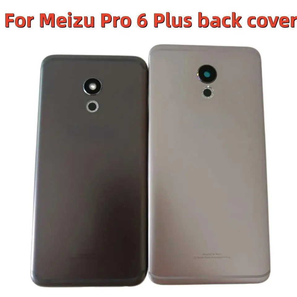 

For Meizu Pro 6 Metal Battery Cover Back Panel Rear Door Housing Case Replace (No side key) For Meizu Pro 6 Plus Battery Cover