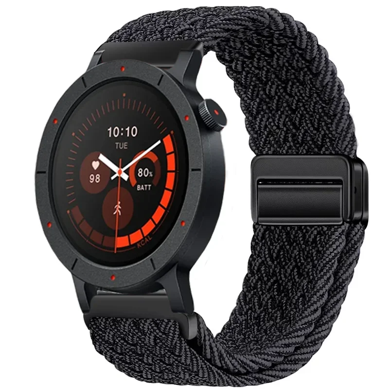 Premium Nylon Loop Watch Strap with Magnetic Closure - Universal Fit