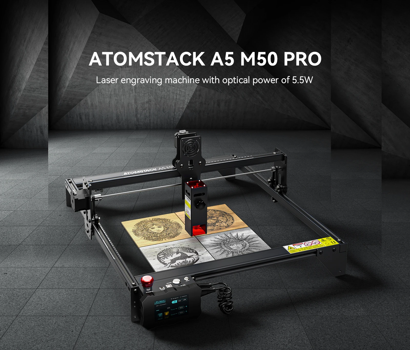 ATOMSTACK A5 M50 40W CNC Laser Engraving Machine 410x400mm Offline