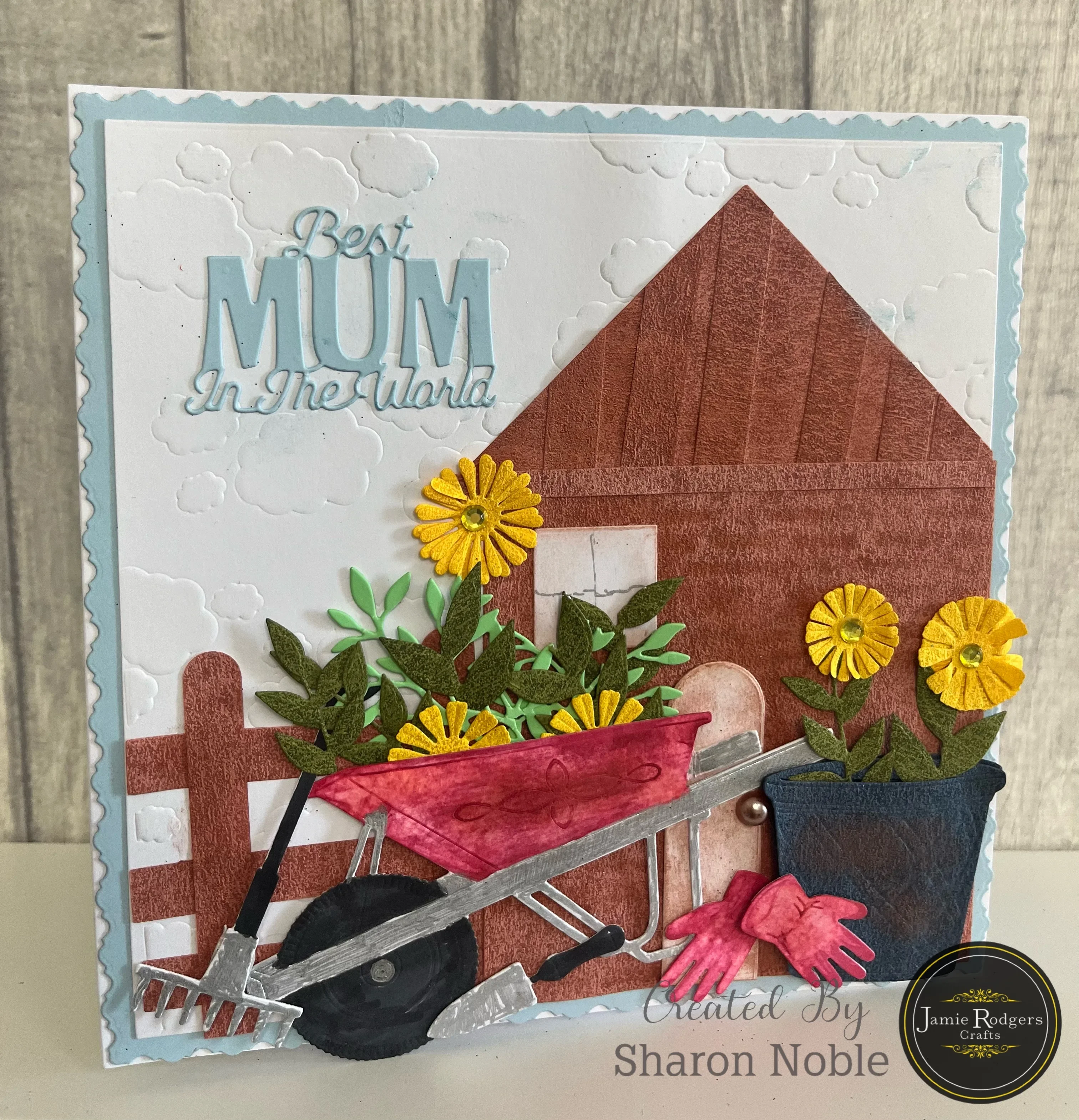 Chamomile Stamps And Dies Set - Clear Stamps With Metal Cutting Dies For Card Making