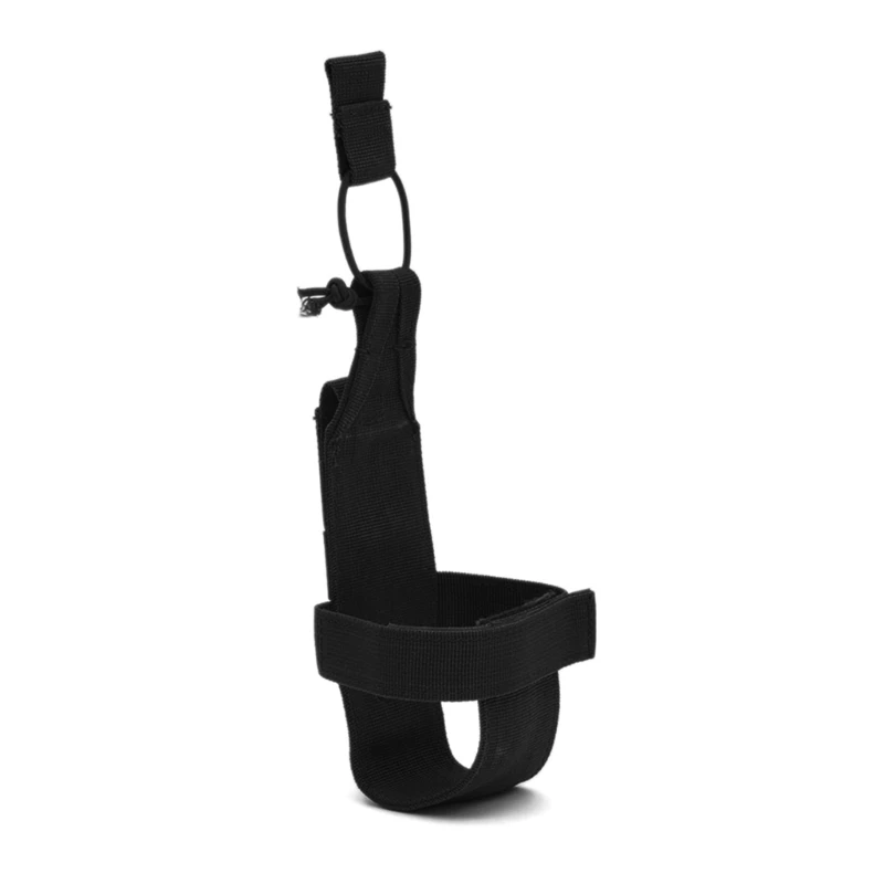 Tactic Water Bottle Pouch Bag Belt Bottle Holder Bag Waterproof Carrier Adjustable Drawstring Webbing