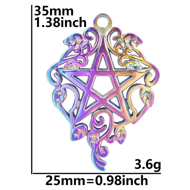 Stainless Steel Pendants Charm Alternative Set 5pcs 68